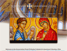 Tablet Screenshot of greekcathedral.com